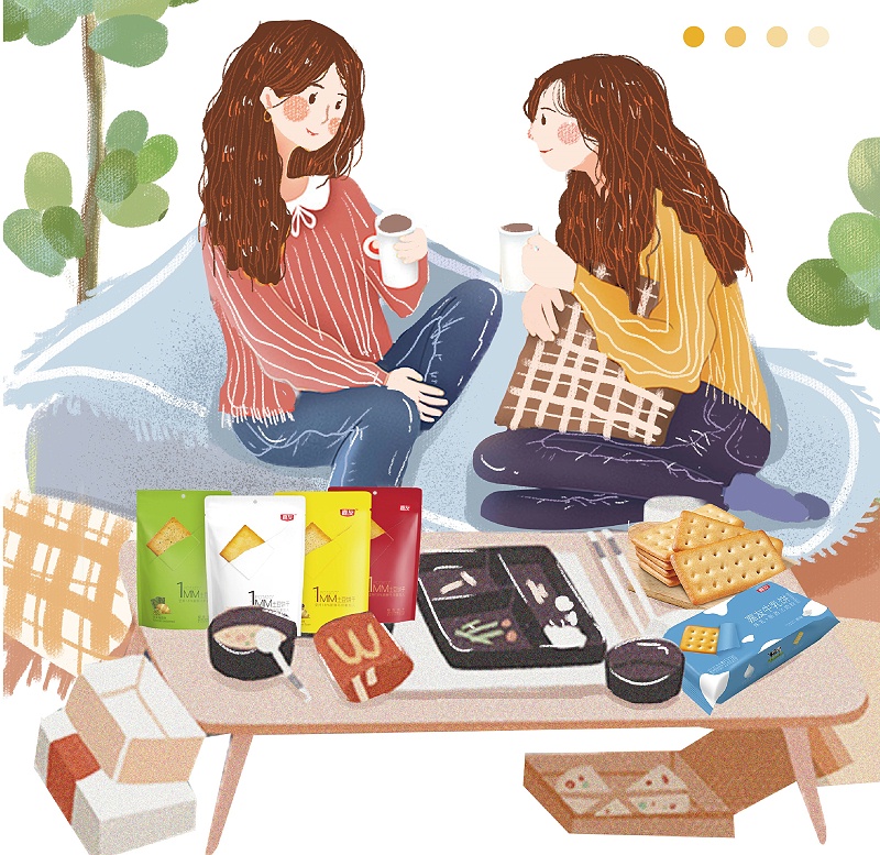 【嘉友1MM土豆饼干烧烤味/酱油味】像纸一样薄的小饼干，脆不可挡~